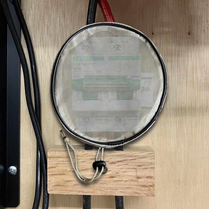 [Australia - AusPower] - Smart Meter Cover,E mf R adiation Meter Cover Shield, e m f Blocker for Home Faraday Cage for Smart Meter Shield Visible RF Shield Guard Block 5G with Adjustable Bottom Meter Cover 