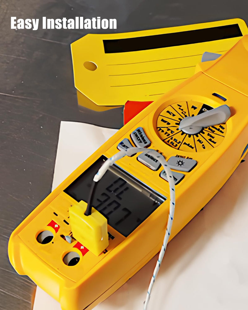 [Australia - AusPower] - 80PK-1 Temperature Bead Probe K-Type Fit for Fluke Multimeter, -40 to 260°CTemperature Range with Connector 1-Meter Long 