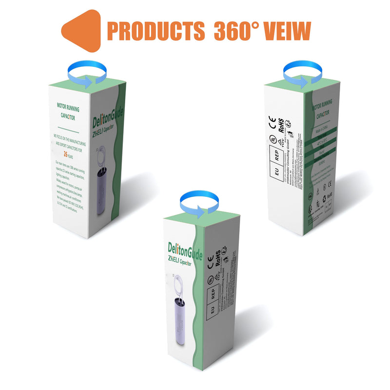 [Australia - AusPower] - CBB60 20uF Motor Start Run Capacitor MFD 250VAC 50/60hz Cylindrical（20uF 