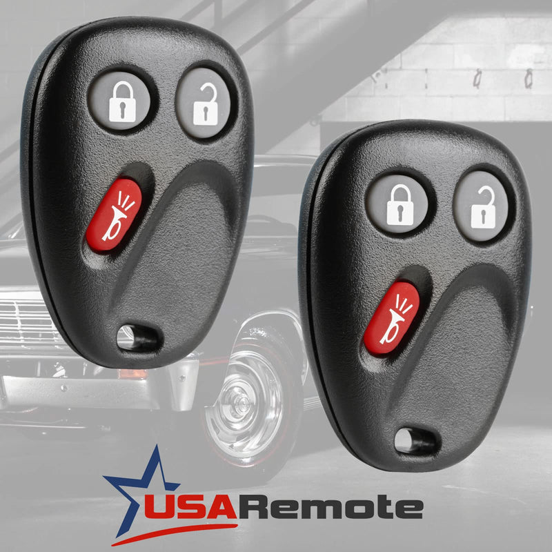 [Australia - AusPower] - Key Fob Keyless Entry Remote with Ignition Key fits 2003-2006 Chevy Avalanche Equinox Silverado SSR Suburban Tahoe / GMC Sierra Yukon / Hummer H2 / Pontiac Torrent / Saturn Vue (LHJ011), Set of 2 g-lhj b102 [2] 