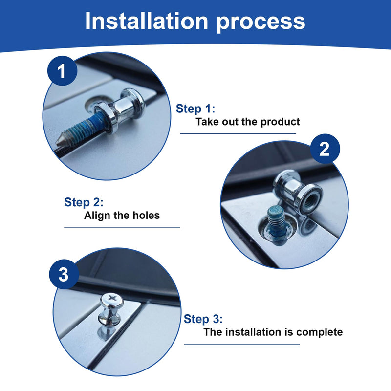[Australia - AusPower] - Convertible Rear Deck Striker Frankenstein Bolt Set Hardtop Hook Hardware Stud Mount Screw for Mazda Miata MX-5 NA 1990-1997 NB 1999-2005 NA01-R1-38XB NA01R138XB 2PCS 