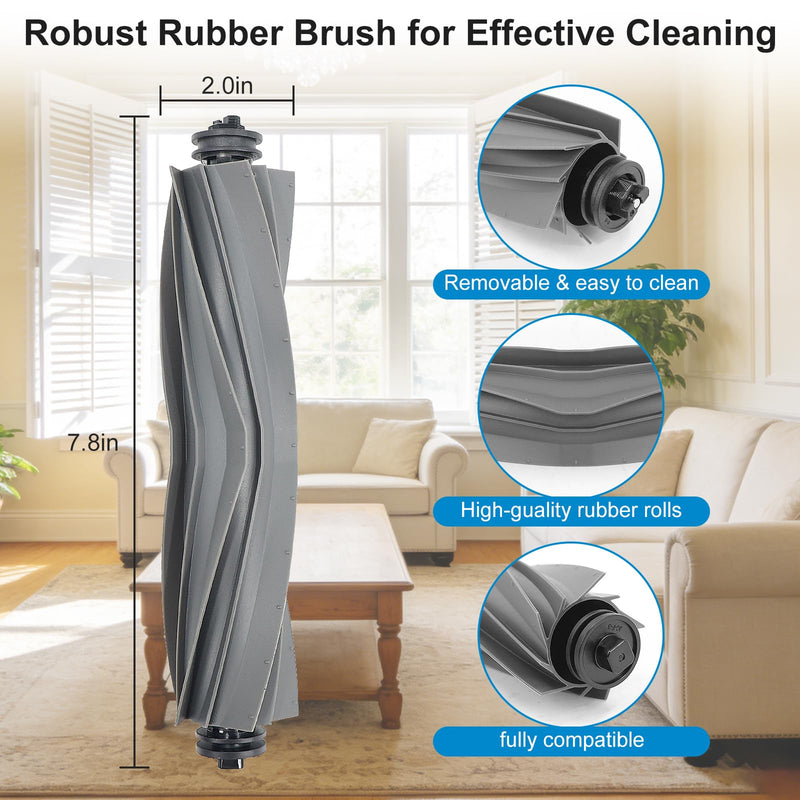 [Australia - AusPower] - 25 Pack Accessories for Dreame L40 Ultra / L40 Gen2 / X40 Ultra/Master, MOVA P10 / P50 Pro Ultra Robot Vacuum Replacement Parts - Main Brush, Active Filters, Mop Pads, Dust Bags, Side Brushes 