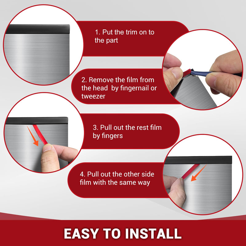 [Australia - AusPower] - Rubber Edge Trim, 1/16" Self Adhesive Flexible U Channel Edge Protecter for Sheet Metal, Car Doors, U Shaped Sharp Edge Protecter, Fit for 1-3/32" Width Edge, Black Color, 10Ft, EPDM Material Fit 1/16" - L10' 
