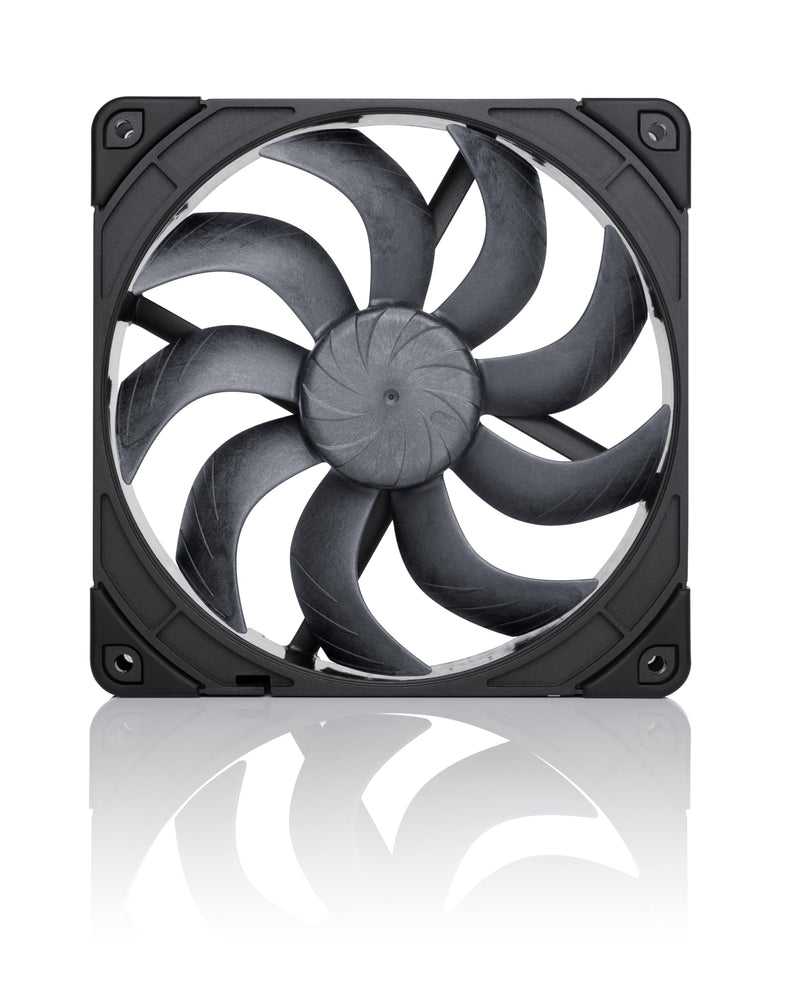 Noctua NF-A14x25 G2 PWM Chrome Max Black Quiet High Performance Fan 140 mm | High Air Flow & Jam Pressure, Low Noise, 25 mm Fan for Cooler/Radiators/Casing, Large Accessory Set, 1500RPM 4-Pin PWM