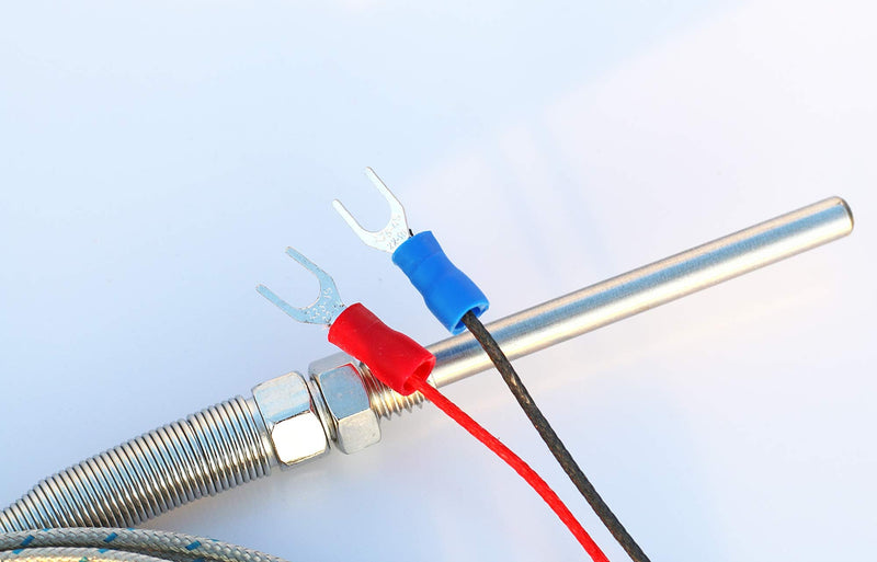[Australia - AusPower] - RuoFeng K Type Thermocouple Temperature Controller Sensor 9.8ft/3M Wire,50x5mm Stainless Steel Probe, 0-400° C 3m 50x5mm 