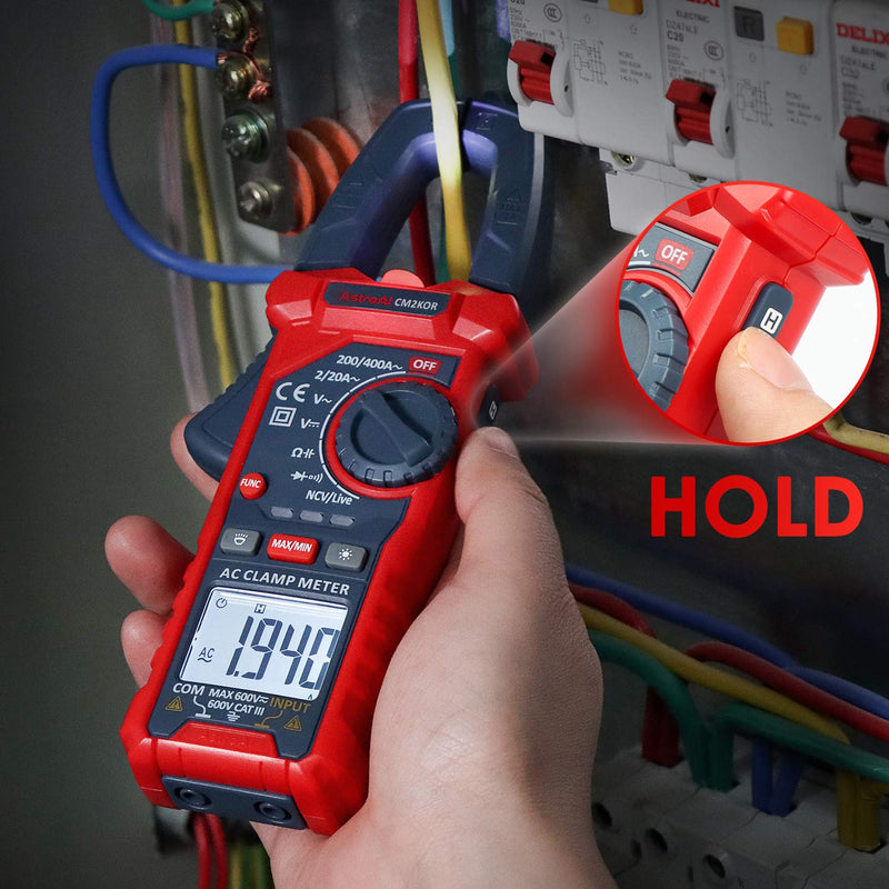 [Australia - AusPower] - AstroAI Digital Clamp Meter 2000 Counts and AM33D 2000 Counts Multimeter 