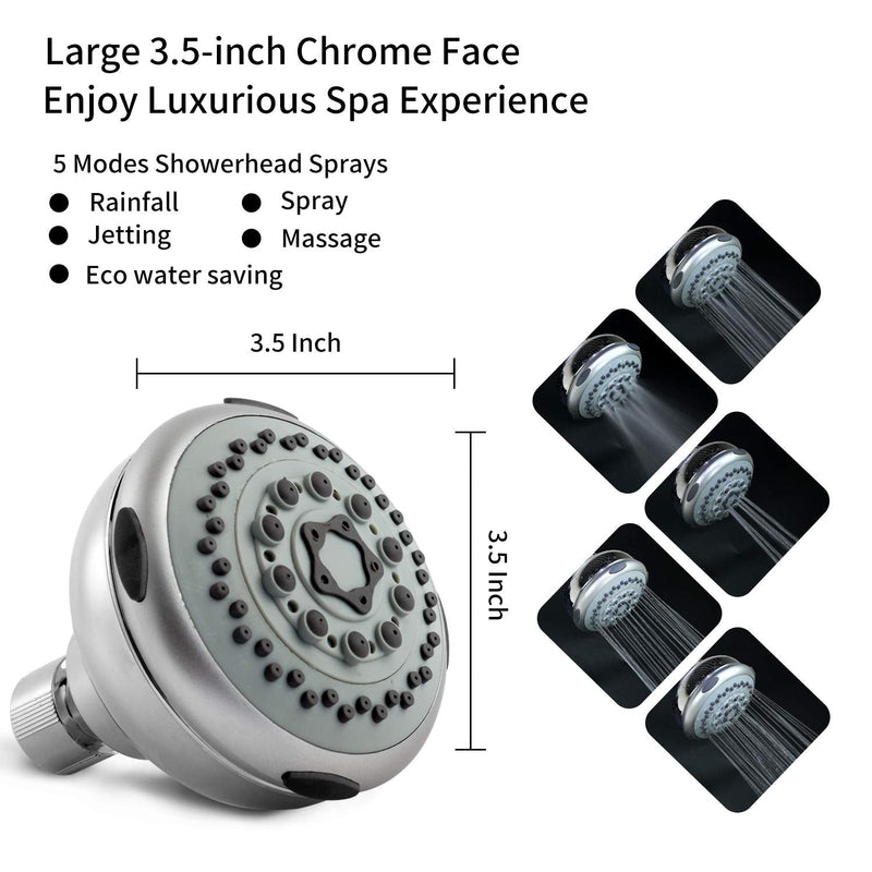 miniwell Shower Filter 720-Plus with replaceable cartridges, shower head filter with Double Filters, remove 99% chlorine (Shower Filter w/Head)