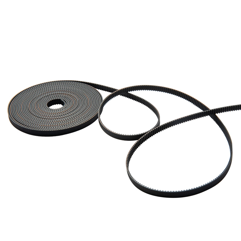 [Australia - AusPower] - 2GT Open Timing Belt 6mm Width 2mm Pitch Non-Slip Rubber Fiberglass Open Belt for Prusa i3 3D Printer 5 Meters (16.4 Ft) 