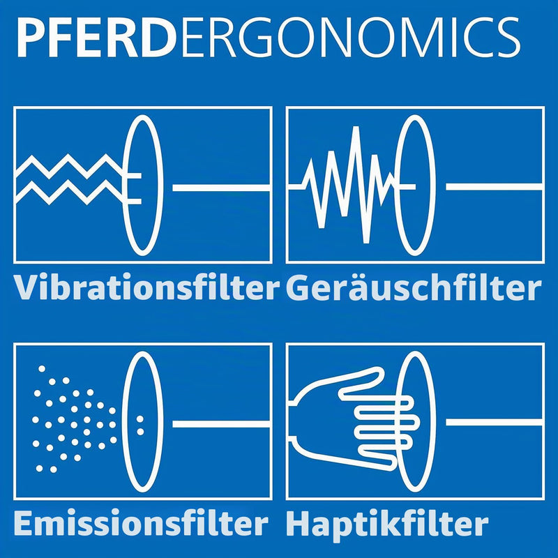 Pferde Tools Polifan Z-Box - 10 x Serrated Washers 125 mm, Z60, 22.23 mm Bore, 69300935 - for High Cutting Performance and Solid Service Life on Steel and Stainless Steel (INOX), Blue Zirconia corundum 60