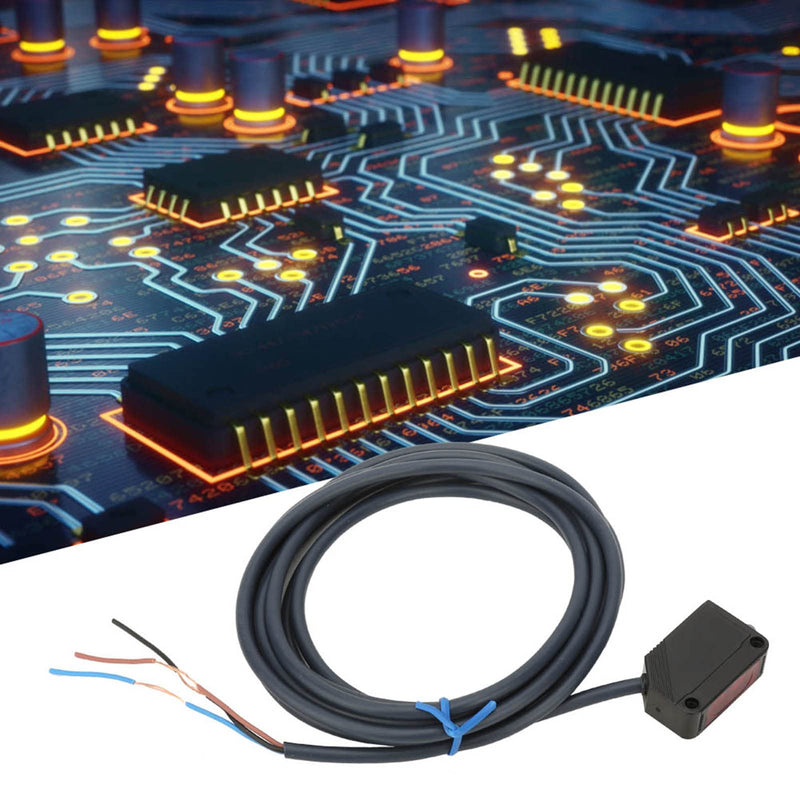 Optoelectronic Switch Sensor, Accurate NPN Sensitive Diffuse Reflection Infrared Sensor Reliable for Metallurgy Detection of Target Objects