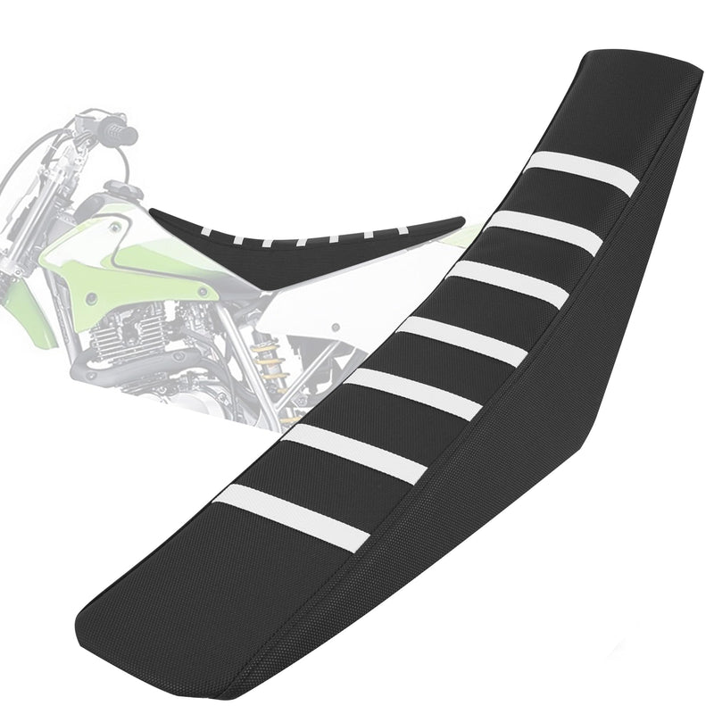 Dirt Bike Seat Cover,Universal Motorcycle Grip Cushion Guard for Most Dirtbike Ebike Like CRF CR YZ TTR WR KX KLX EX EXC 50 80 85 110 125 150 250 450-Black Black
