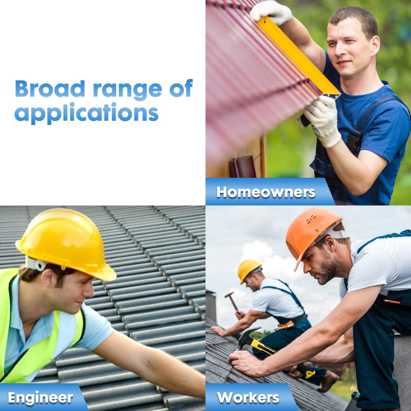 [Australia - AusPower] - 4/09 Shingle Gauge - 5pack Measuring Tool for Roof Pitch and Tile Thickness with Carabiner Shingle Gauge Roofing for Measuring The Thickness of Roof Tiles 5 