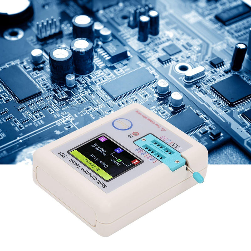 [Australia - AusPower] - Multifunction Transistor Tester 3.5 Inch TFT Screen TC1 for Capacitor Diodes, Check Electronic Components, Default 