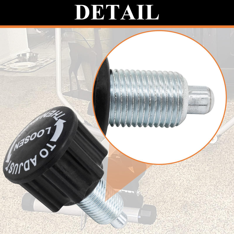 [Australia - AusPower] - M16 Pull Pin Knob 2PCS Pull-up Spring Knob Adjustment Fitness Pop Pull Pin Knob Exercise Bike Pin Knob Replacement Parts for Fitness Equipment 