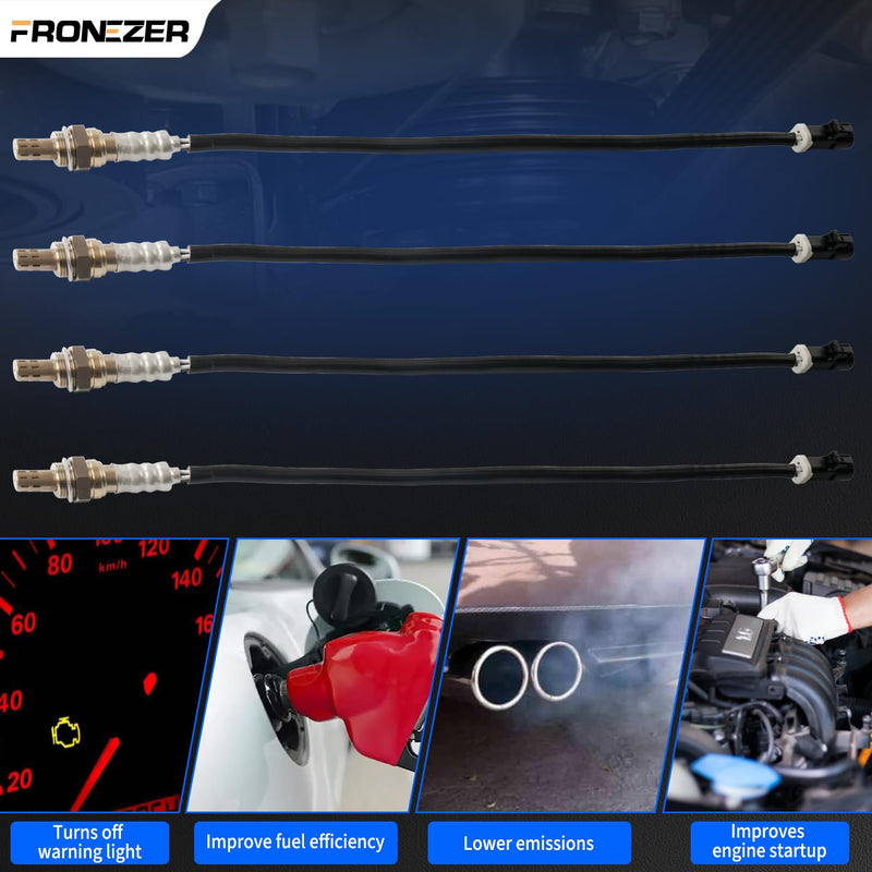 [Australia - AusPower] - 4PCS Oxygen Sensor Upstream Downstream O2 Sensor Compatible with Ford F150 F250 Ranger Expedition Explorer Escape, Mazda Tribute, Lincoln & More Replace# 15716,15717,15718, 15719,ZZC318861 4 