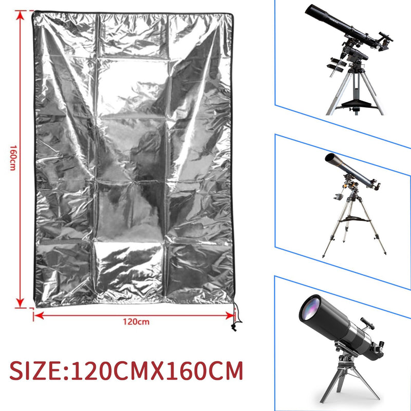 Telescopic Cover 120 x 160 cm with Storage Bag | Waterproof Outdoor Protective Cover for Telescopes, Telescope Dust Cover, Telescope Protective Cover, Dustproof, Windproof