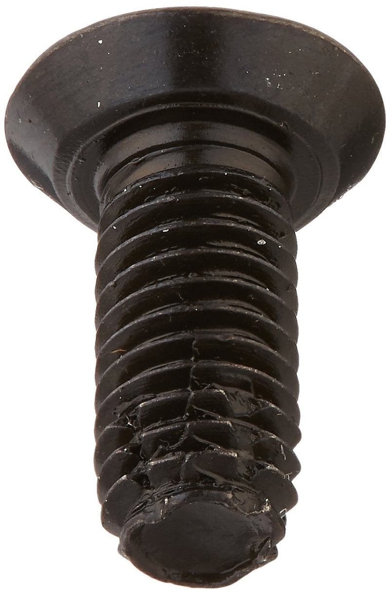 [Australia - AusPower] - Small Parts 1108FPUB Steel Thread Cutting Screw, Black Oxide Finish, 82 Degree Flat Undercut Head, Phillips Drive, Type F, #10-32 Thread Size, 1/2" Length (Pack of 100) 