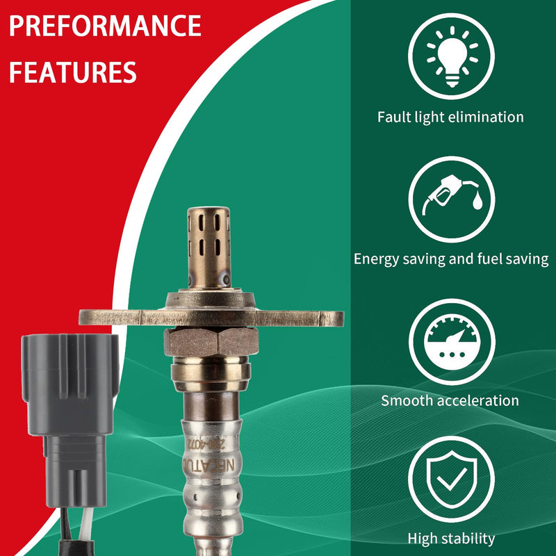 O2 Oxygen Sensor Heated Air Fuel Ratio Compatible with Toyota 4Runner 1992-1995 Pickup 1992-1995 Previa 1991-1995 2.4L 3.0L Replace# 234-4072 1 PCS