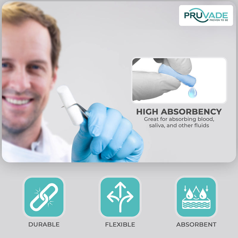 [Australia - AusPower] - Dental Gauze Rolls | 500 Pack | Cotton Rolls, Super Absorbent Nosebleed Plugs, 1.5 Rolled Cotton for Mouth | Comfortable and Flexible Mouth Cotton Rolls, Non-Sterile Gauze| 500 Pack 