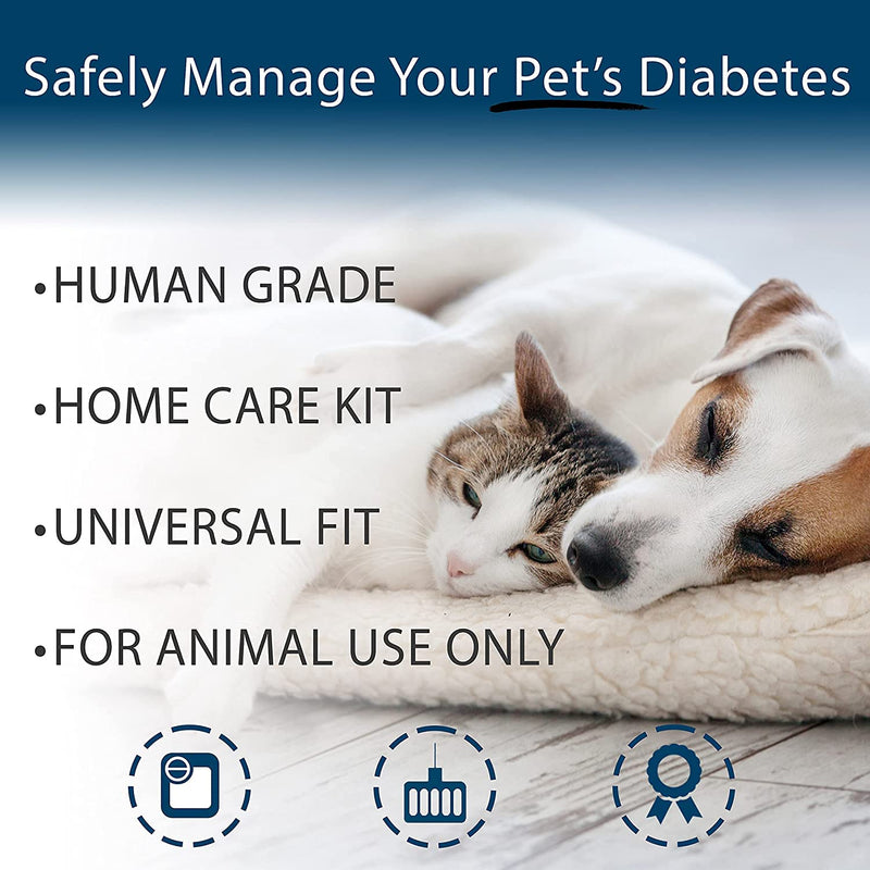 [Australia - AusPower] - UltiCare VetRx UltiGuard Safe Pack Pet Pen Needles and Sharps Container 12.7mm (1/2”) 29G 100ct 