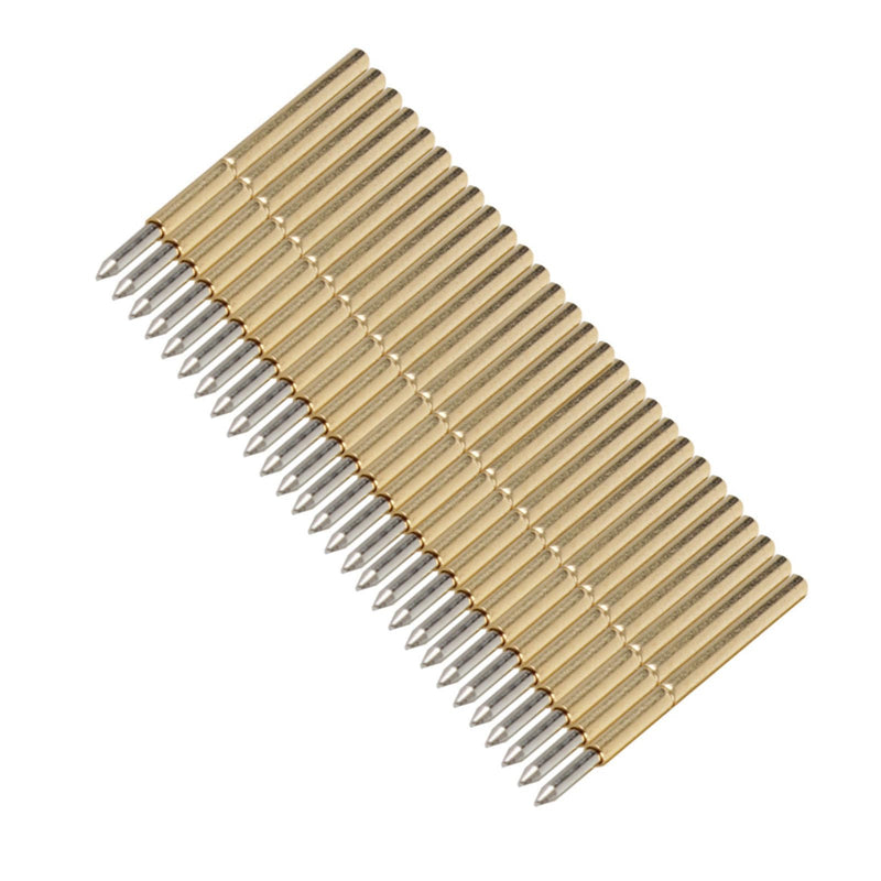 Pack of 100 P75-B1 Pogo Pins, Spring Contact, Pogo Pin Connector | PCB test probe, for testing PCB gold fingers, pads