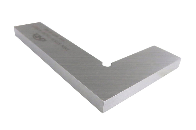 Kinex 4033-02-015 6 Inches Tall x 4 Inches Wide Flat Solid Machinist Square DIN 875/0 Square to w/in 0.0003 Inches