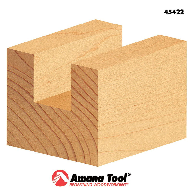 Amana Tool - 45422 Carbide Tipped Straight Plunge 1/2 Dia x 1-1/2 x 1/2" Shank