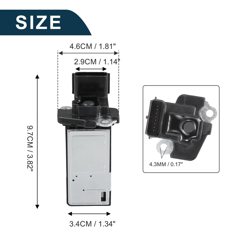 Mass Air Flow Sensor Meter Durable | MAF Sensor for Cadillac ATS 2013-2019 No.23366103 1 Pcs