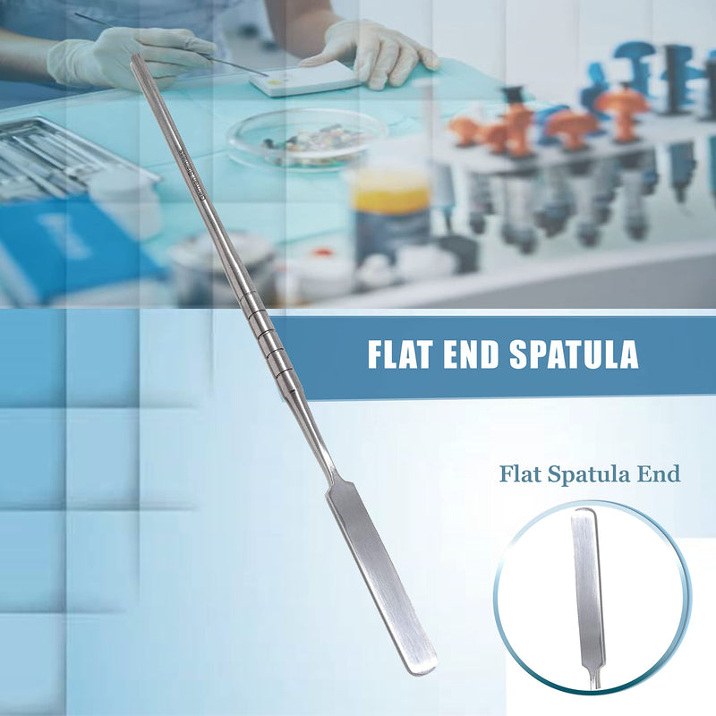[Australia - AusPower] - Dentistry Dental Laboratory Tools Flat Ended Cement Spatula #24A Restorative LAB Tools, Length 7.25" 