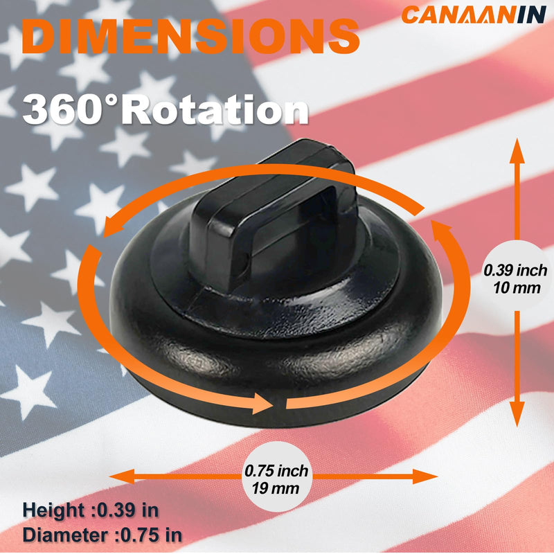 [Australia - AusPower] - Magnet Zip Tie Mount Clips Magnetic Zip Ties Mount Base Holder Strong Wire Cable Holder Mount Wire Clips Management for Home Office Marine Electrical Wiring (D19 20 Pcs) Black D19 