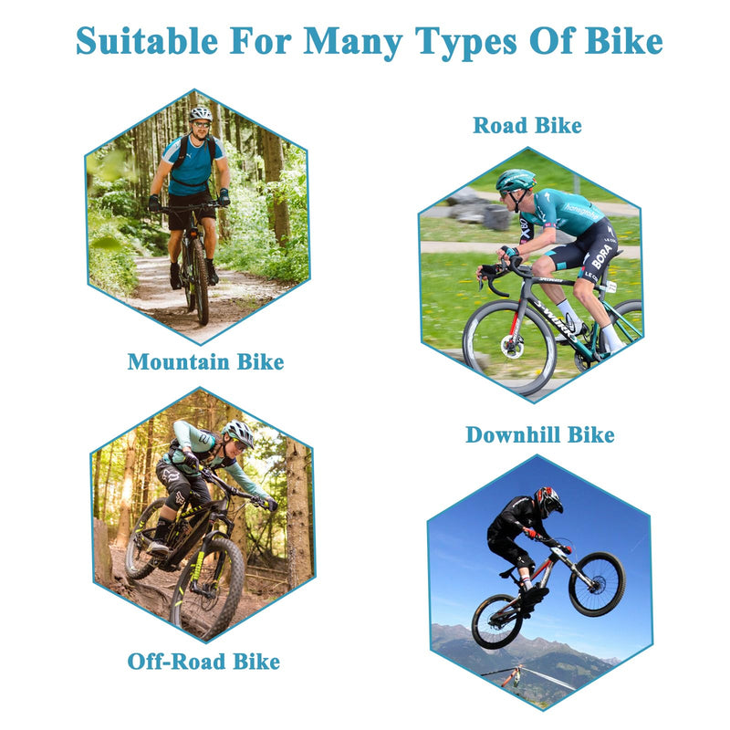 ENLEE Bike Frame Protection Tape, Non-Yellowing Transparent Bike Frame Protection Kit, Clear Honeycomb PVC Anti-Scratch Protector for MTB/Road/Gravel Bike' Top/Down Tube, Chain Guard, Fork, 11PCS Film-Transparent