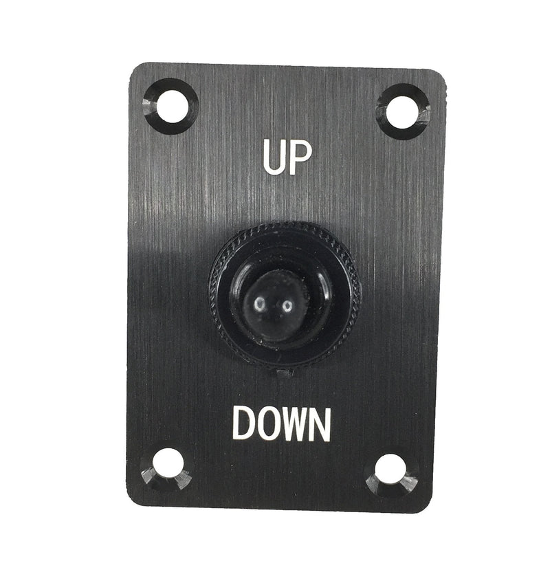 Pactrade Marine Boat Trim Tab Momentary Toggle Up Down Switches Panel 3-Position Momentary.-Off-Momentary 3 Pin Control and Waterproof Cap DC12V for RV Boat Caravan Boat