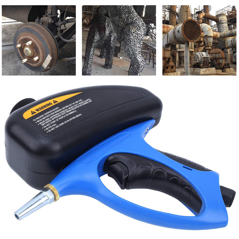 [Australia - AusPower] - Sand Blaster, Professional Anti-Rust Sand Blasting Machine, Hand Gravity Feed, Media Jet Gun, Portable Sand Blaster, Small Nozzle, Pneumatic Sand Blaster, Grinding Air Sandblasting Gun 