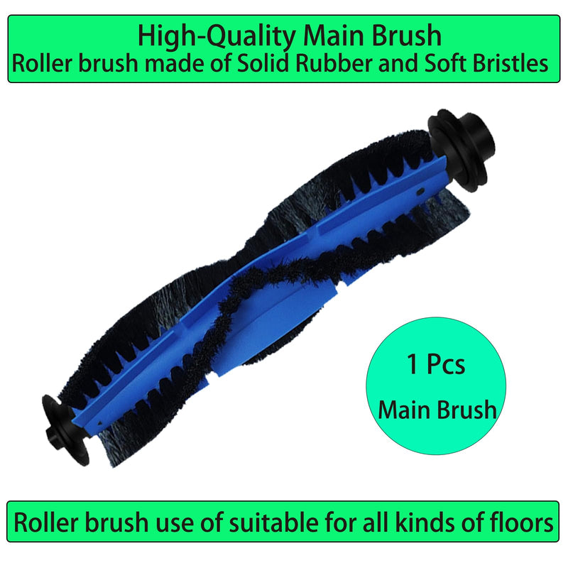 [Australia - AusPower] - Replacement Spare Parts for Proscenic 850T Robot Vacuum 1 Main Brush 3 Pair Side Brush 3 Filter 3 Mop Pad Accessories (13 Pack) 