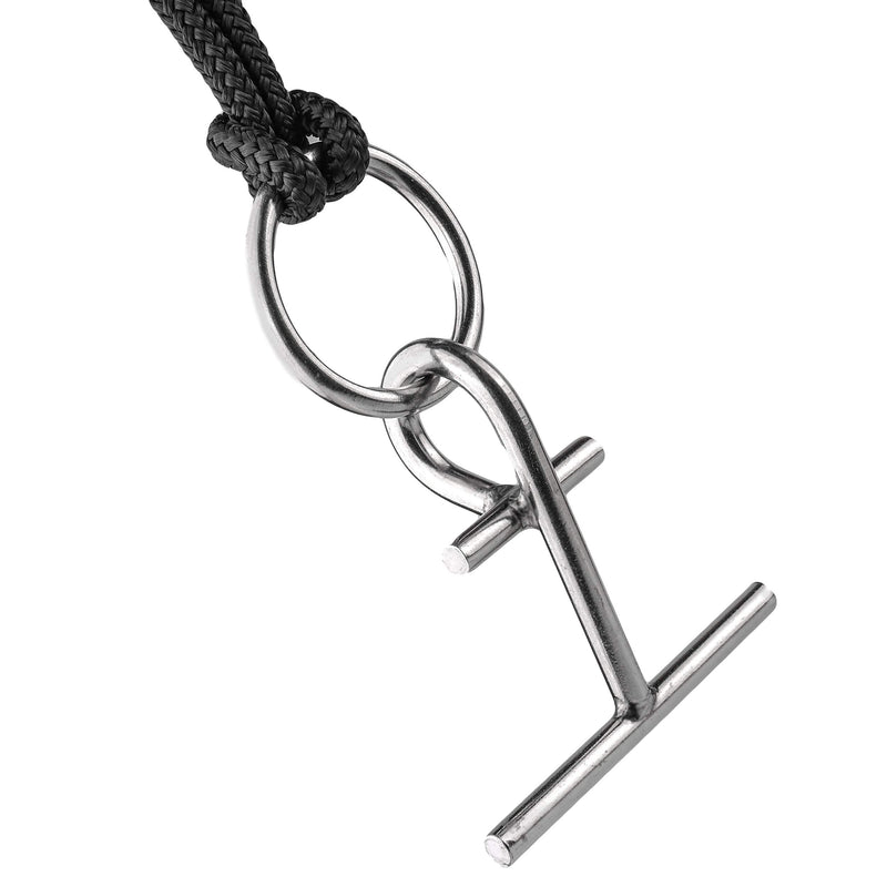 Portable Dock Cleat Heavy Duty Stainless Steel for Main Cleat, Spring Lines, Personal Water Craft, Fenders & Bumpers. Movable Cleat, Quick, Instant, Transportable, Adjustable. O-Ring