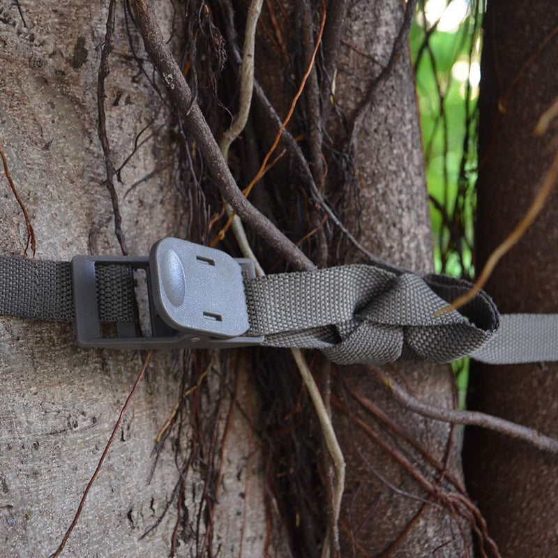 [Australia - AusPower] - Wildlife Trail Camera Mounting Straps, Nylon Fiber Straps, Deer Camera Tree Belts Kit for Hunting Game Cameras Accessory Dark Olive 4pcs 