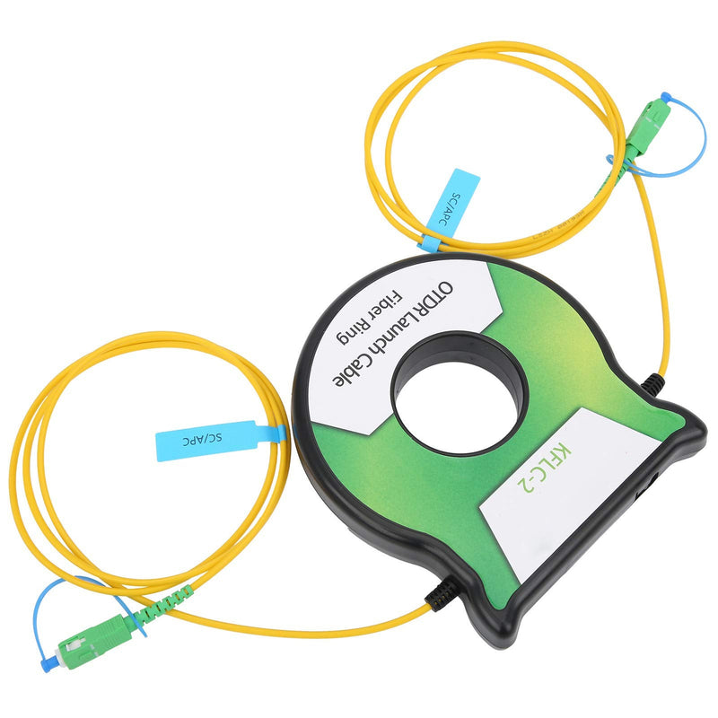 [Australia - AusPower] - Eujgoov 9/125um 500M SC/-SC/Connector OTDR Optical Fiber Launch Cable Singlemode Improving The Accuracy of Test Results 