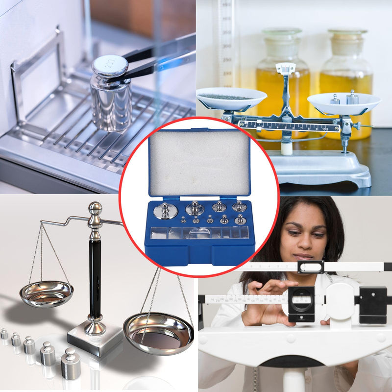 MAGT Calibration Weight Set, 17 Pieces, 10 mg-100 g, Precision Calibration Weight Set, Test Jewelery Scales for Digital Scales, Jewelery Scales