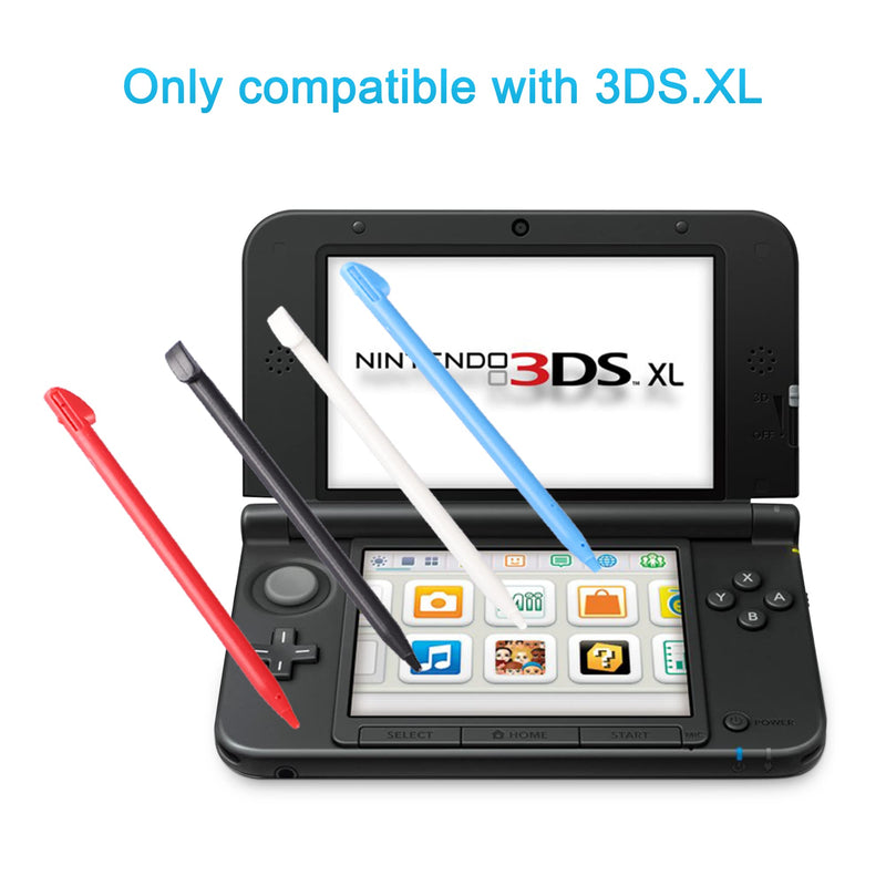 [Australia - AusPower] - 3DS XL Stylus Pen, Replacement Stylus Compatible with Nintendo 3DS XL, 4 in 1 Combo Touch Styli Pen Set Multi Color for 3DS XL 