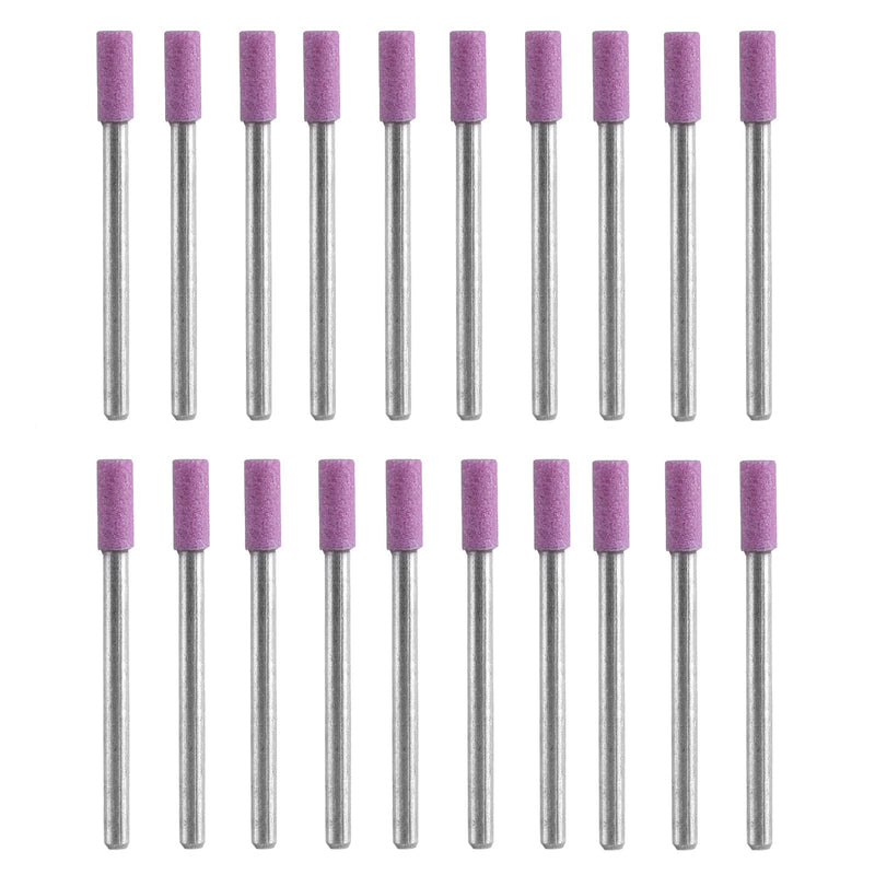 [Australia - AusPower] - Drill Grinding Attachment, 4 mm Mounted Grinding Points Grinding Disc Stone Sharpening Shaft Kits for Rotary Tool Pack of 50 