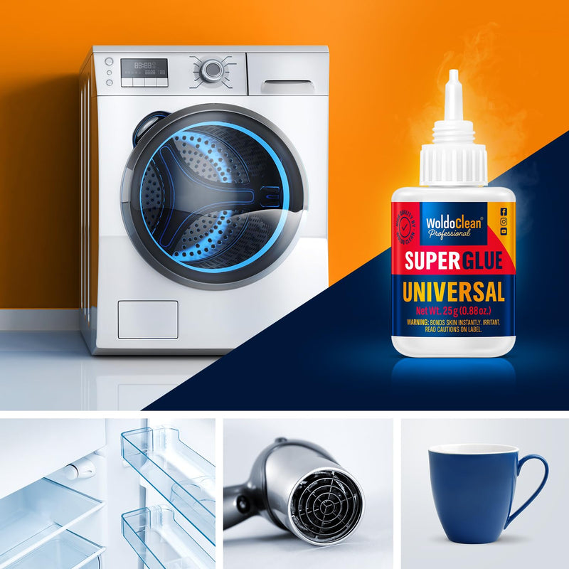 [Australia - AusPower] - Super Glue for All Purpose 25g Extra Strong - Waterproof, Heat-Resistant, Clear Glue with Precise Nozzle 