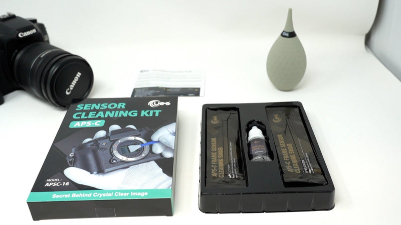 UES APS-C Camera Sensor Cleaning Kit (14 x 16mm Swabs + 15ml Solution) 14 Swabs + 15ml Cleaner