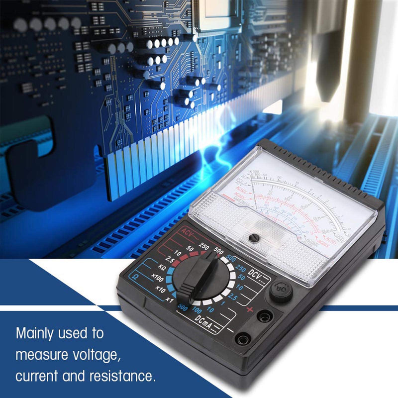 [Australia - AusPower] - Analog Multimeter 18 Gears 21 Range Pointer AC DC Voltage Analog Pointer Volt Meters and Multimeters Testing Instrument 
