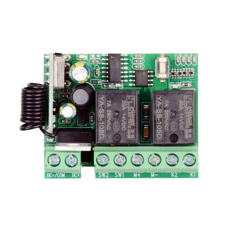 [Australia - AusPower] - DC 12V 24V 36V Motor Remote Control Switch for Telescopic Doors, Electric Actuators, Forward and Reverse Linear Actuators etc. (Latched Model) 