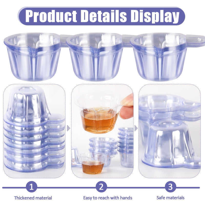 [Australia - AusPower] - 200/400 Pack Urine Cups, 40ML Thicken Plastic Disposable Urine Cups Urine Specimen Container Cup Pee Cup for Ovulation Testing, Pregnancy Confirm, pH Test 200 Count (Pack of 1) 
