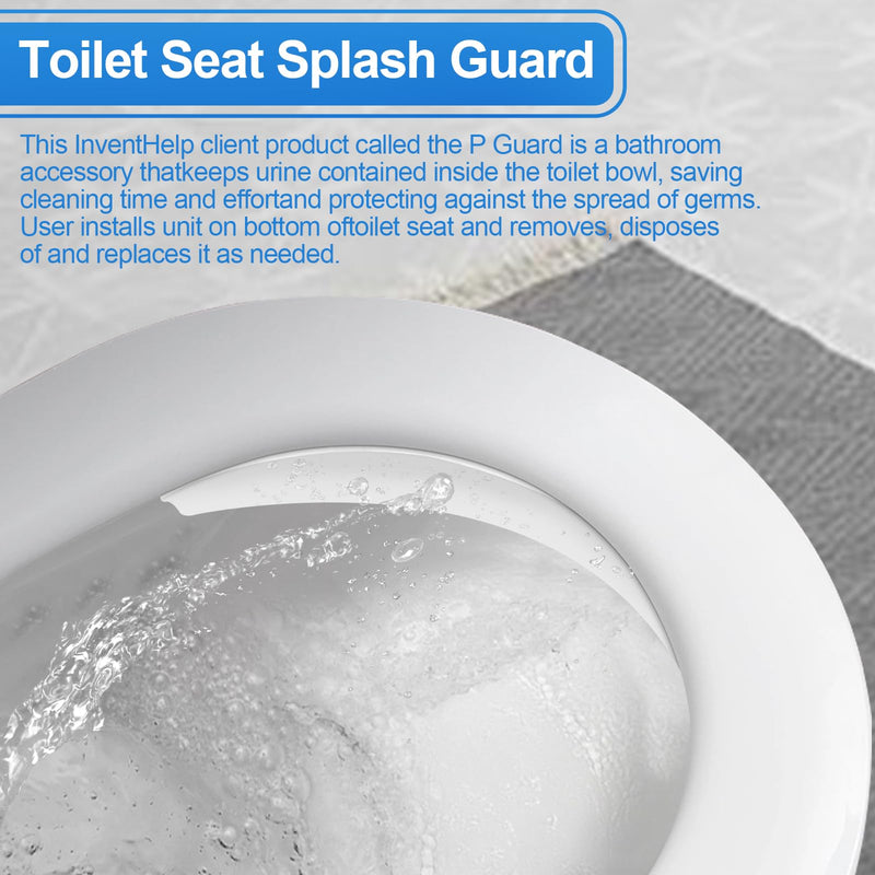 P Guard Urine Deflector Pee Splash Guard,Splash Guard Maddak for Toilet Seat Splash Guard,Toilet Seat Directs Urine Home Care Elevated,Guard Toilet Seat Attachment - Prevents Urine/Pee Messes(2 Pack) 2 Pack