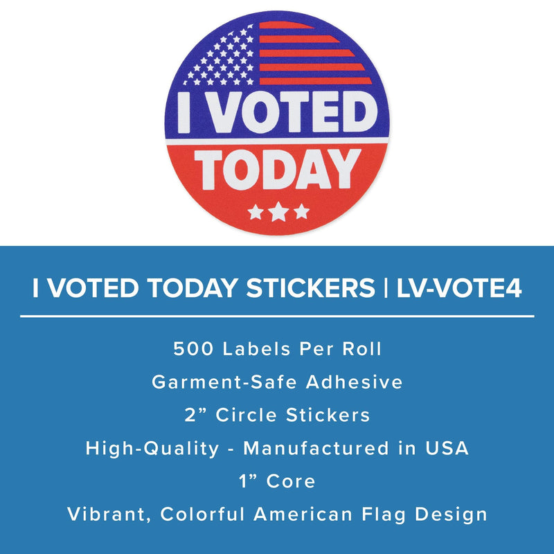 I Voted Today Stickers