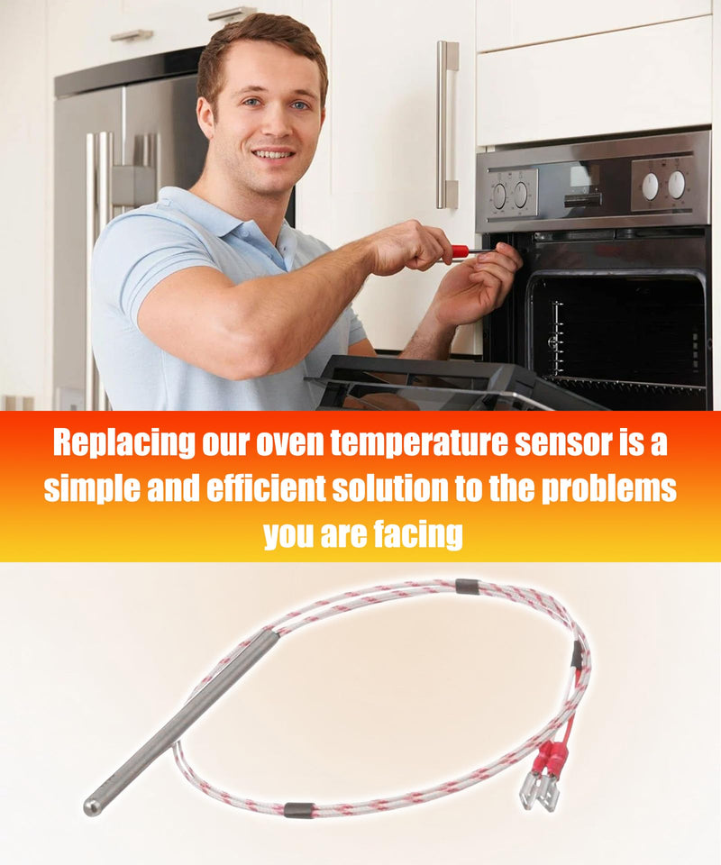[Australia - AusPower] - 353589-1 00-353589-00001 Commercial Oven Temperature Sensor Probe OEM Range Thermistor Compatible with Vulcan Hart Models,Replaces 353589-1,44-1235 ETC 