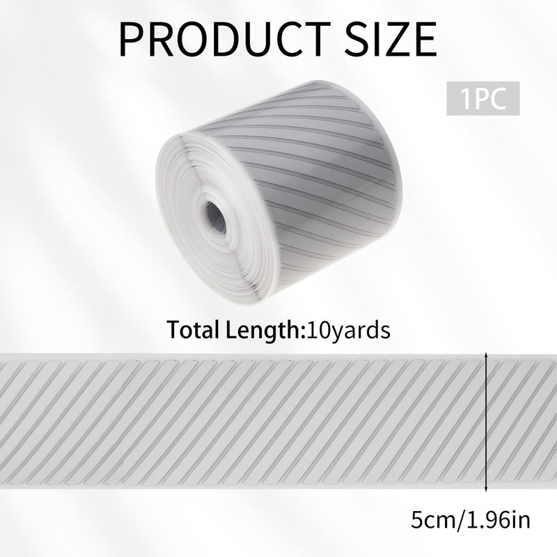 NICENEEDED Silver Reflective Stripe Tape, 2" x 30ft High Visibility Reflective Heat Transfer Tape, Outdoor Waterproof DIY Decorations Accessories for T-Shirt Canvas Bag Clothing Fabric