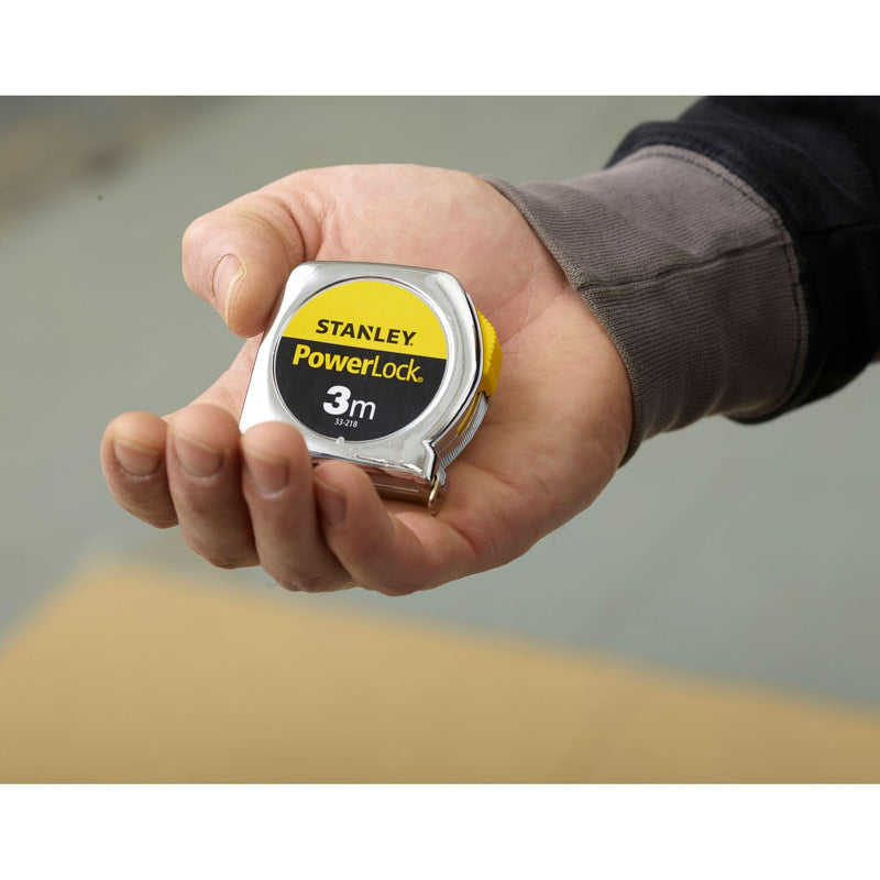 St powerlock metal tape measure mt. 1-33-238 3 ss multicolored 3 m